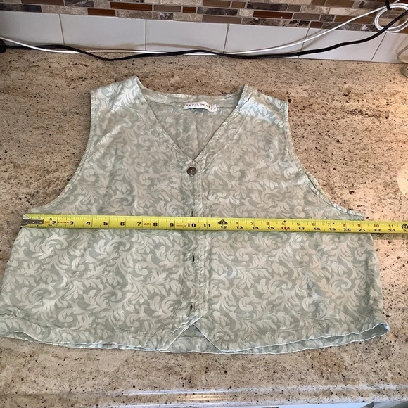 Cut Loose Vintage Two-Piece Green Maxi Dress Set Size Large - Picture 7 of 14